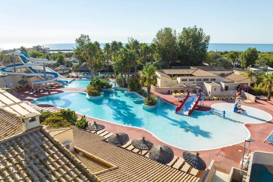 Camping La Plage et le Bord de mer - Camping 2* de Vendres - región Languedoc-Rosellon - Photo 0