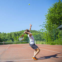 Camping con pistas de tenis Camping con pistas de tenis