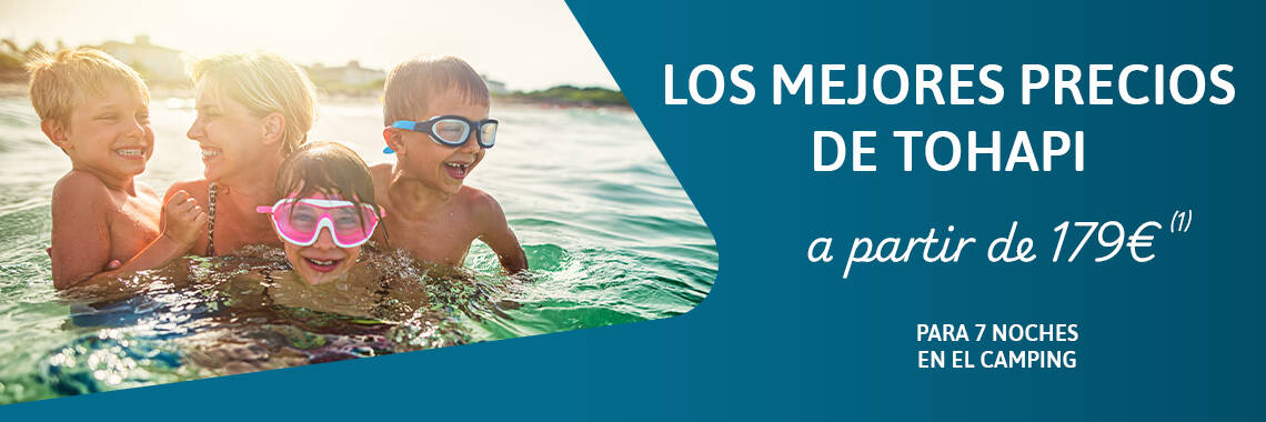 Los mejores precios de Tohapi - Junio Los mejores precios de Tohapi - Junio