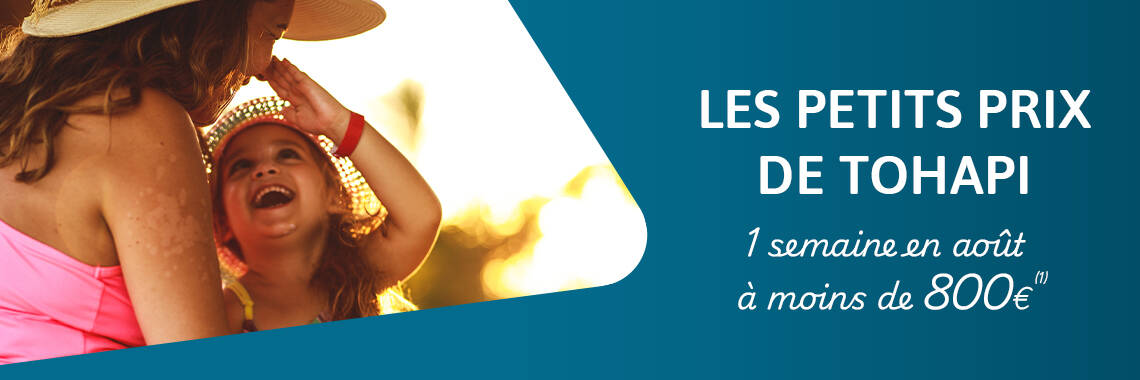 Les petits prix d'été de Tohapi